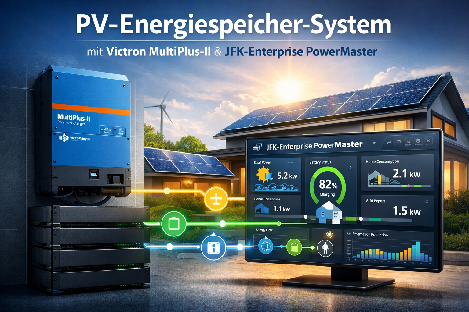Energy Storage with a Victron Multiplus Inverter